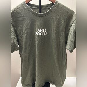 Anti-Social Green Men's T-Shirt